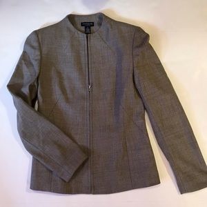 Ann Taylor Wool Zip-Up Jacket